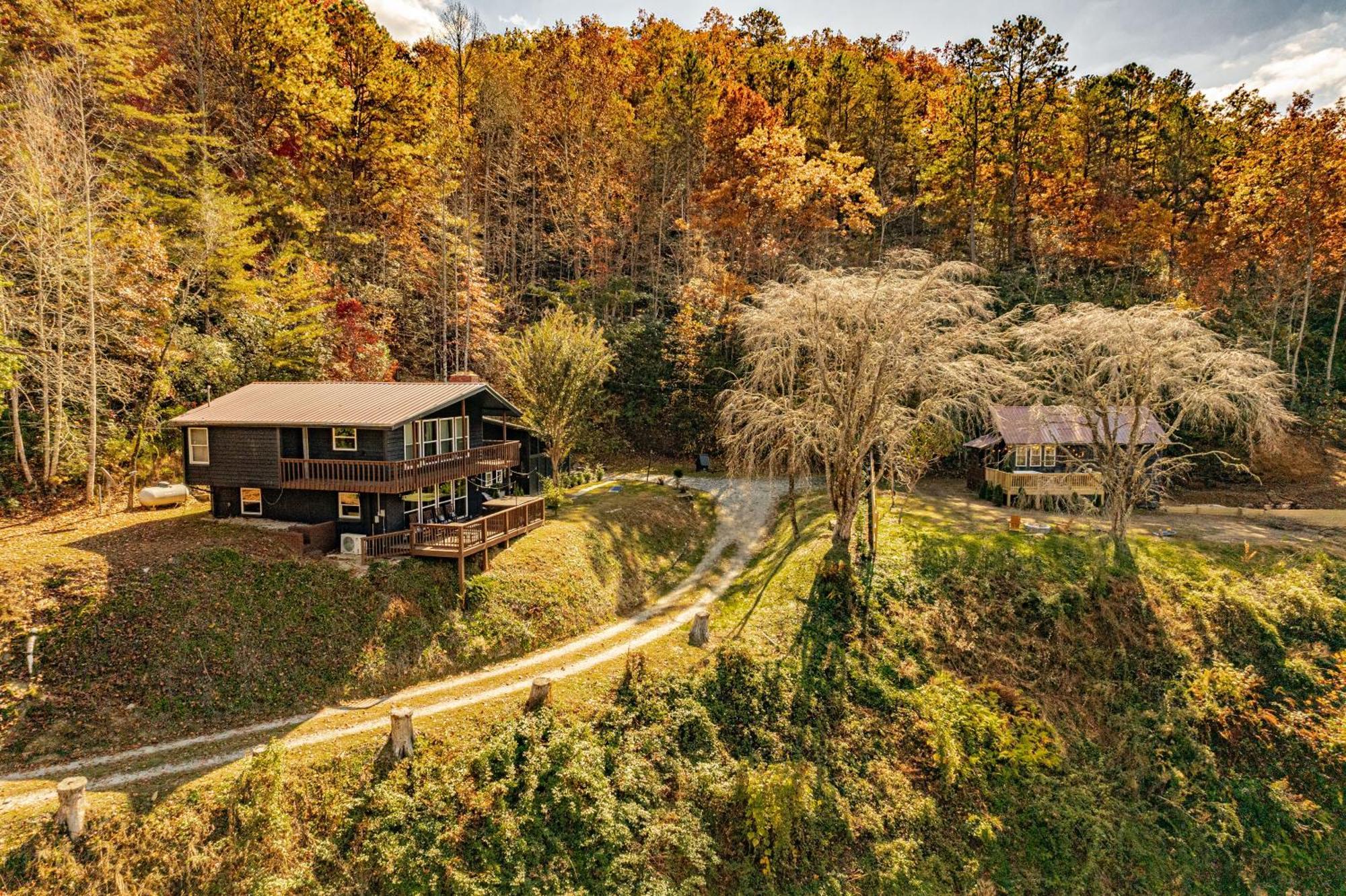Big Blue Cabins Bryson City Exterior photo
